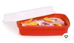Tupperware Season Serve Jr Marinator & Tenderizer Container Chili Red New Bpa Fr. Fixed Price $22.75.