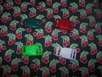 Wet Nose Designs Yummy Cherries Dog Collar On Black Cherry Color Buckle. Fixed Price $15.98.