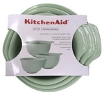 Kitchenaid Three (3) Pc Mixing Bowl Set Pistachio Green 2.5 3.5 & 4.5 New. Fixed Price $49.00.