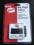 Don Big Timer, Extra Large Digits, Loud Alarm, Magnetic Backing, Stand. Fixed Price $13.99.