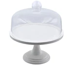 Temp-tations Woodland Ceramic Pedestal Cake Stand With Dome Glass Lid White. Fixed Price $35.00.