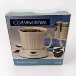 Corningware Lunch To Go Lidded Mug With Warmer And Carrying Bag MW-20. Fixed Price $17.99.
