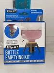 Flip-it! Bottle Emptying Kit Reusable And Dishwasher Safe Get Every Drop New. Fixed Price $9.50.
