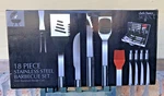 Chefs Basics Select 18 Piece Stainless Steel Bbq Set Aluminum Case *new*. Fixed Price $26.99.