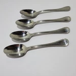 One Perle Couzon France Teaspoon 6 3/8 Stainless 18/10 Beaded Flatware. Fixed Price $19.95.