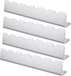 4 Pcs Skewers Holder Stainless Steel Shish Kabob Rack Bbq Long For. Fixed Price $23.25.